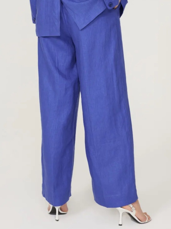 Madewell Pants - Madewell 100% Linen Wide Leg High Rise Trouser size 8